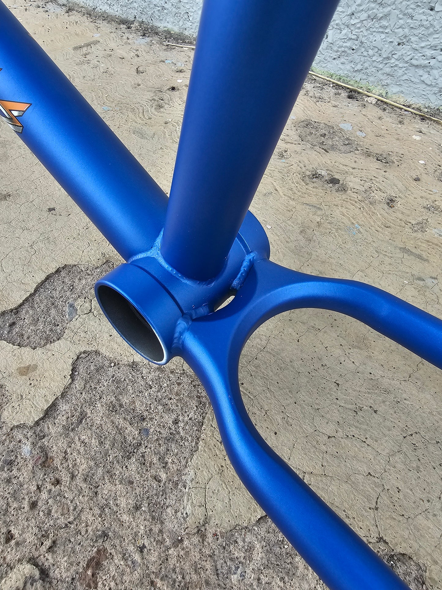 Cuadro y horquilla distress 20.8"