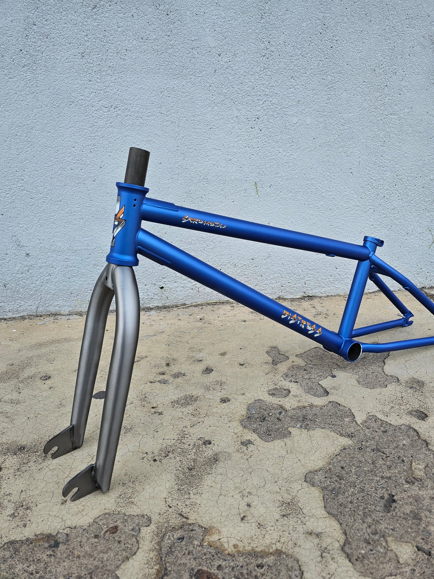Cuadro y horquilla distress 20.8"