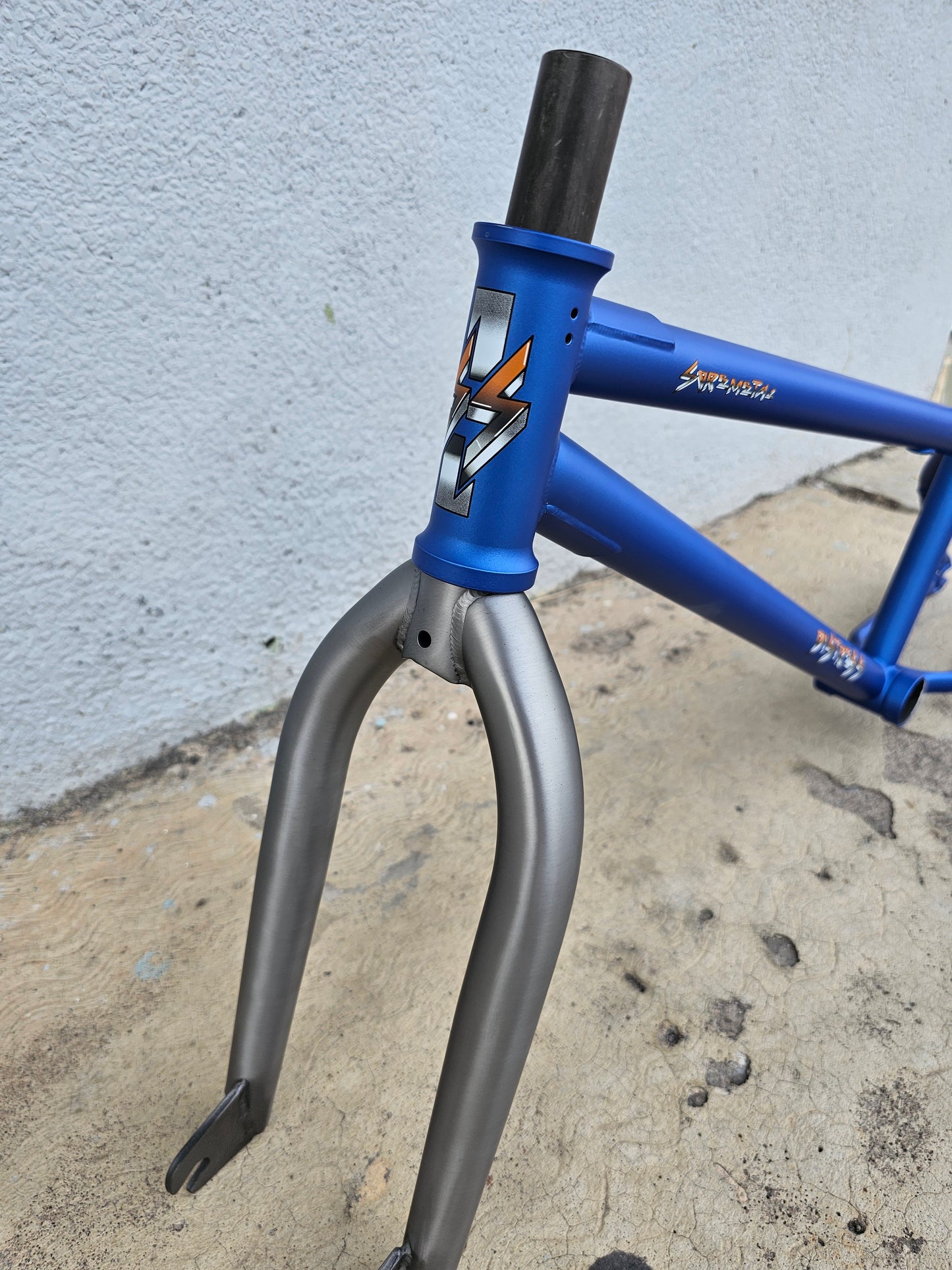 Cuadro y horquilla distress 20.8"
