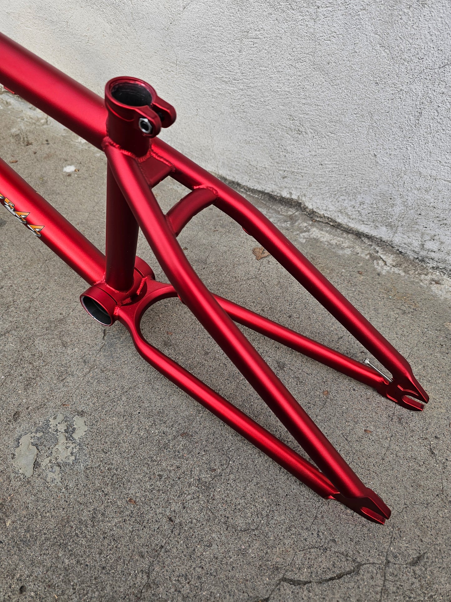 Cuadro y horquilla distress 20.8"