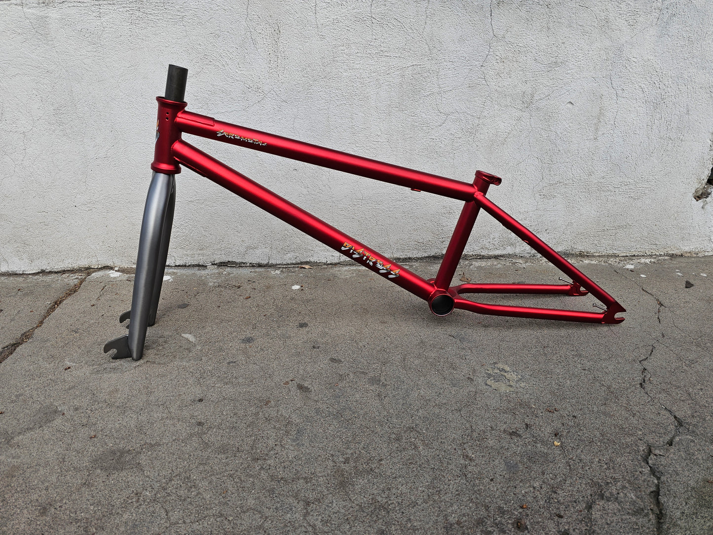 Cuadro y horquilla distress 20.8"