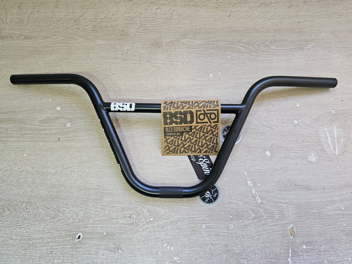 manubrio bsd 9.25"  negro y cromo