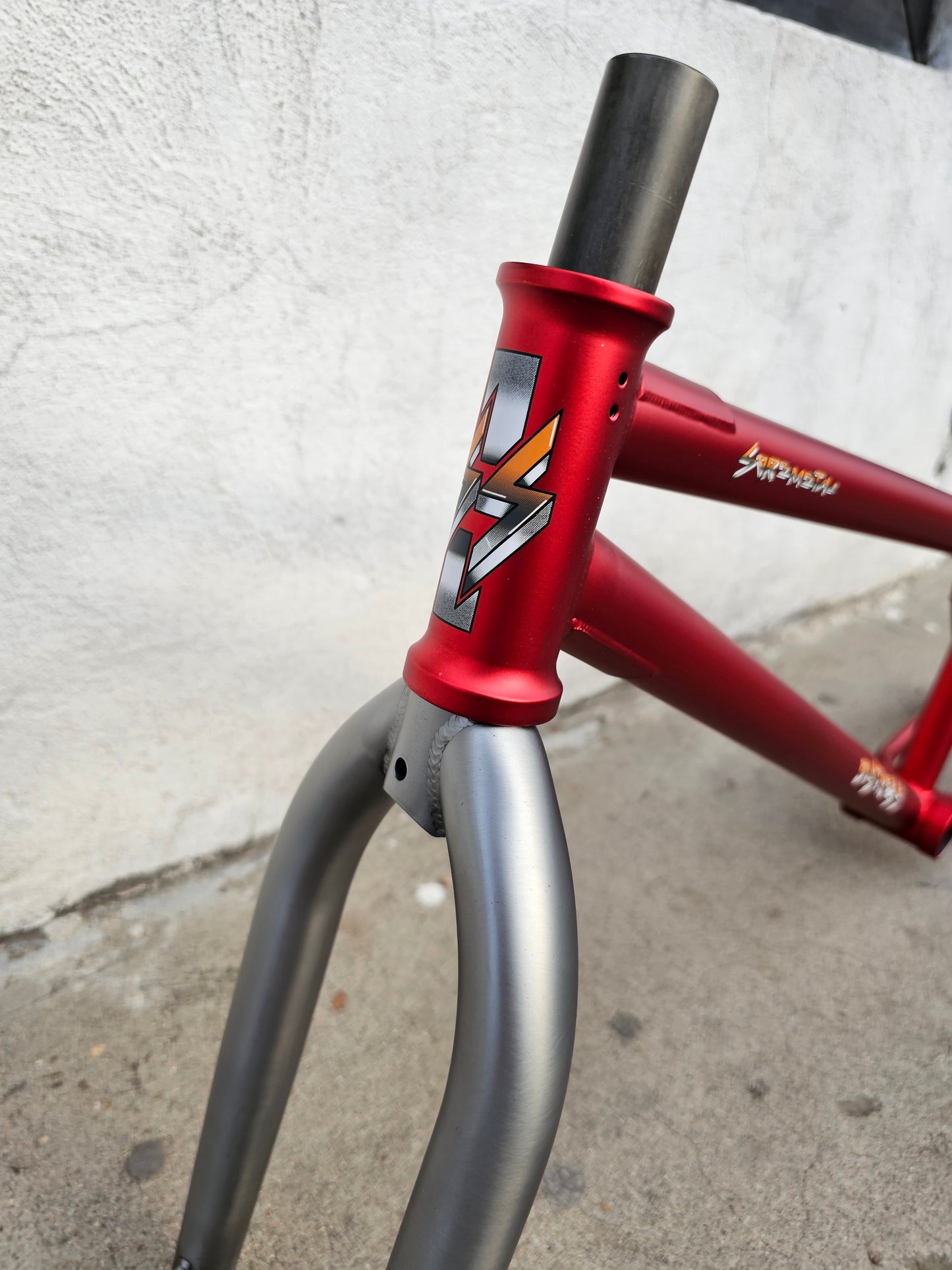 Cuadro y horquilla distress 20.8"