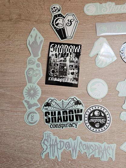 paquete de stickers shadow