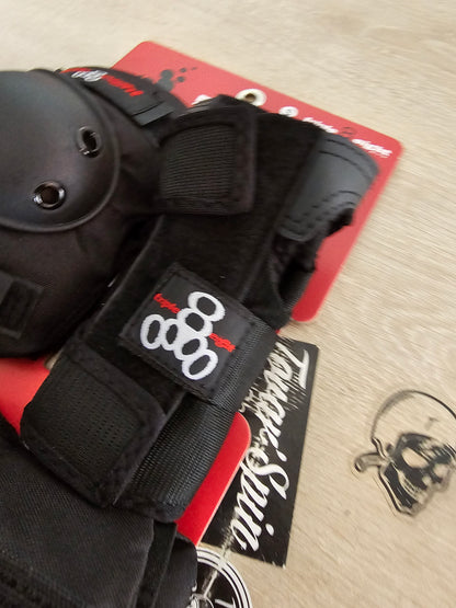 Combo triple eight Rodillera, codera y muñequeras