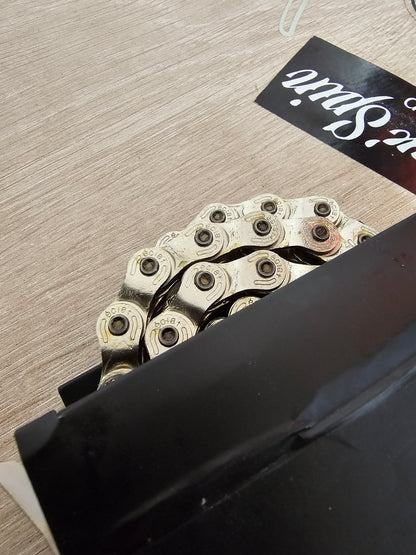 cadena eclat 4 stroke negra y cromo