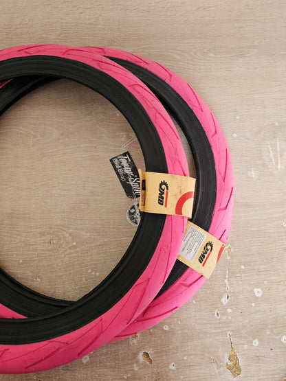 Llanta GMD 20.40" C/U  morada , rosa y aqua