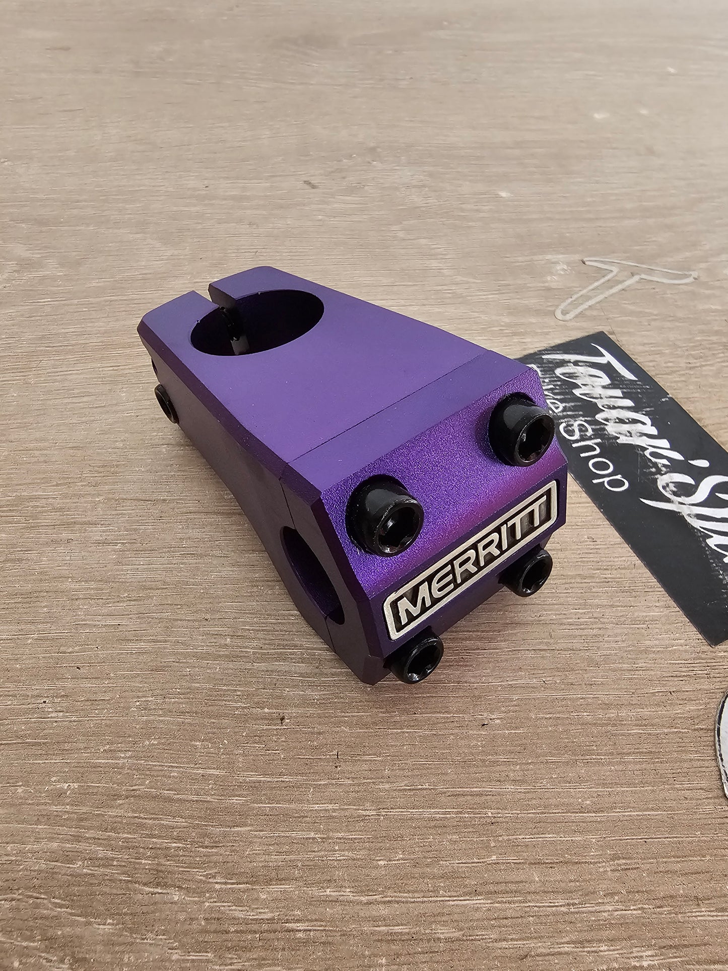 Merritt front stem negro , morado y aqua