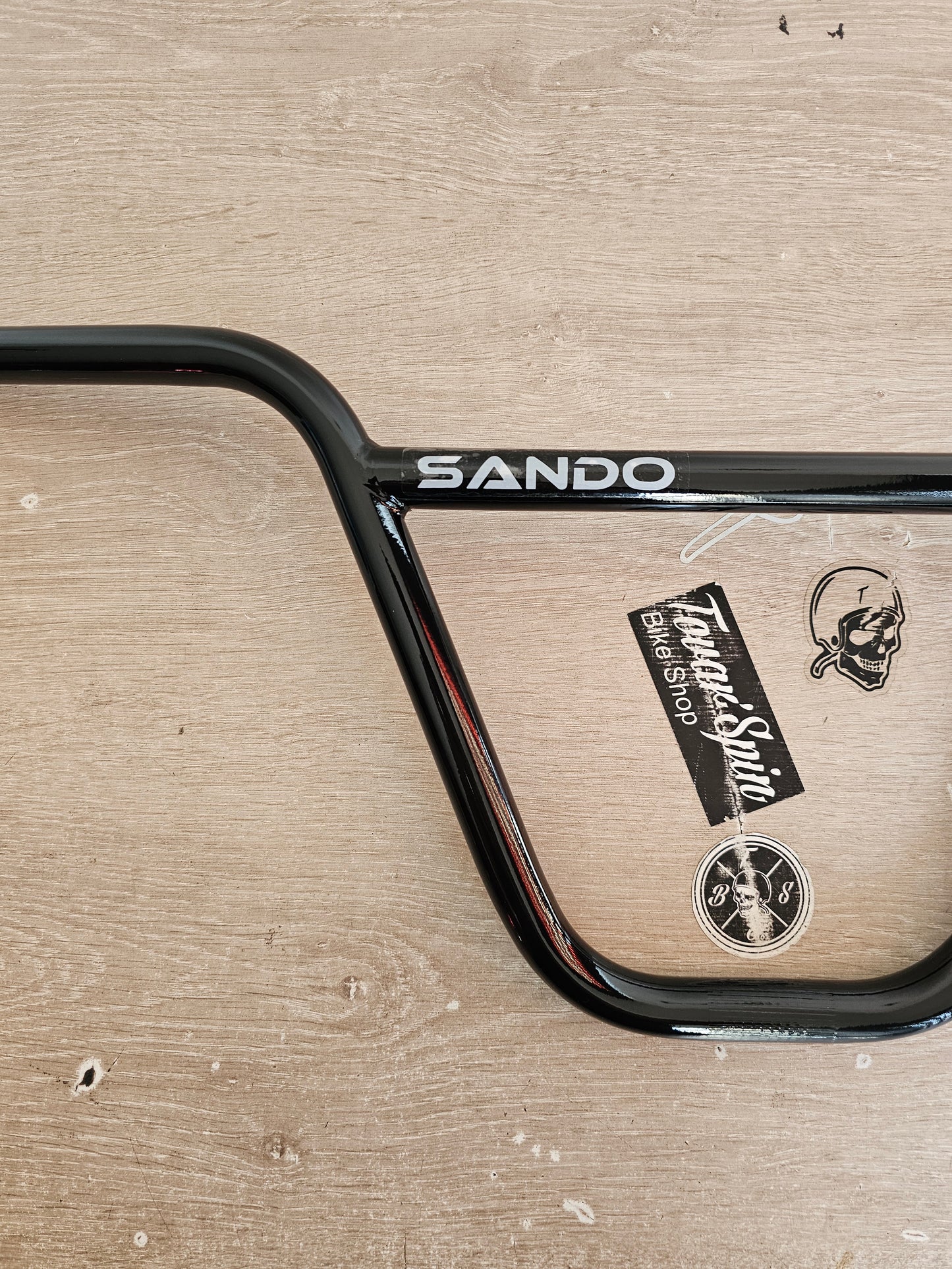 Boston san do 9.5" negro y cromo