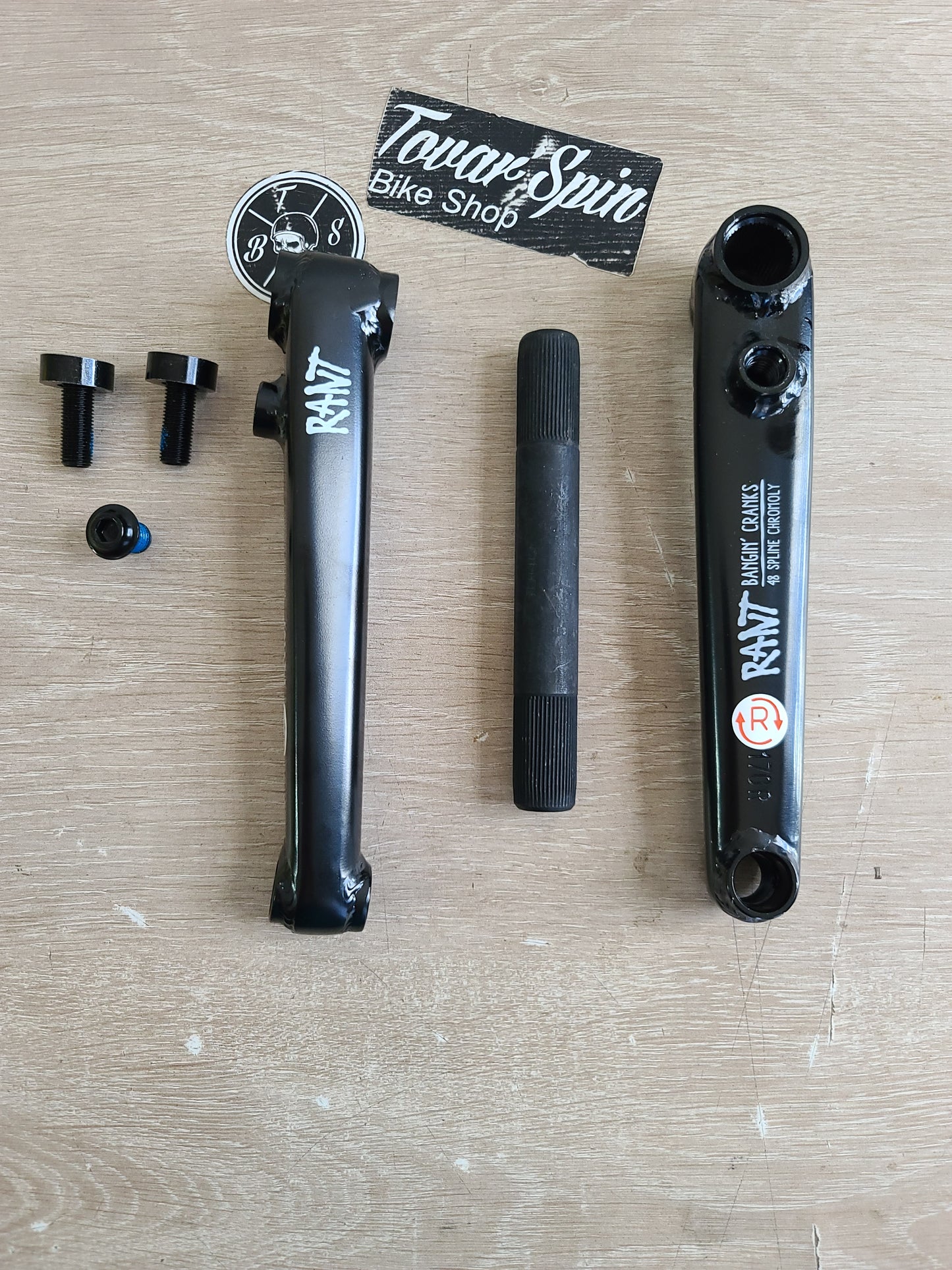 Rant spline cranks